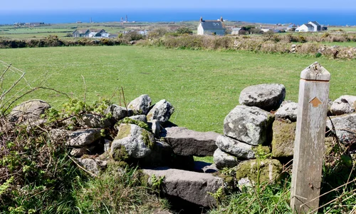 Stone stile at Carnyorth