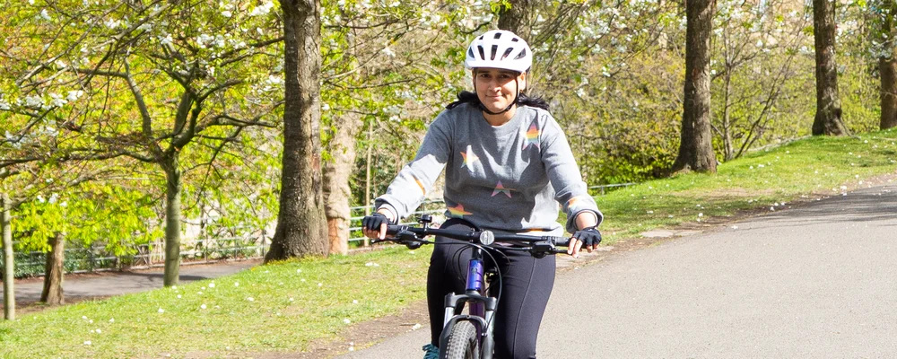 Book loving student writes her own story through cycling