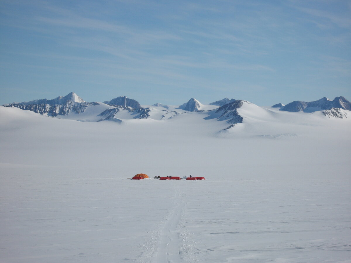 Climb Antarctica field camp in Larson Valley
