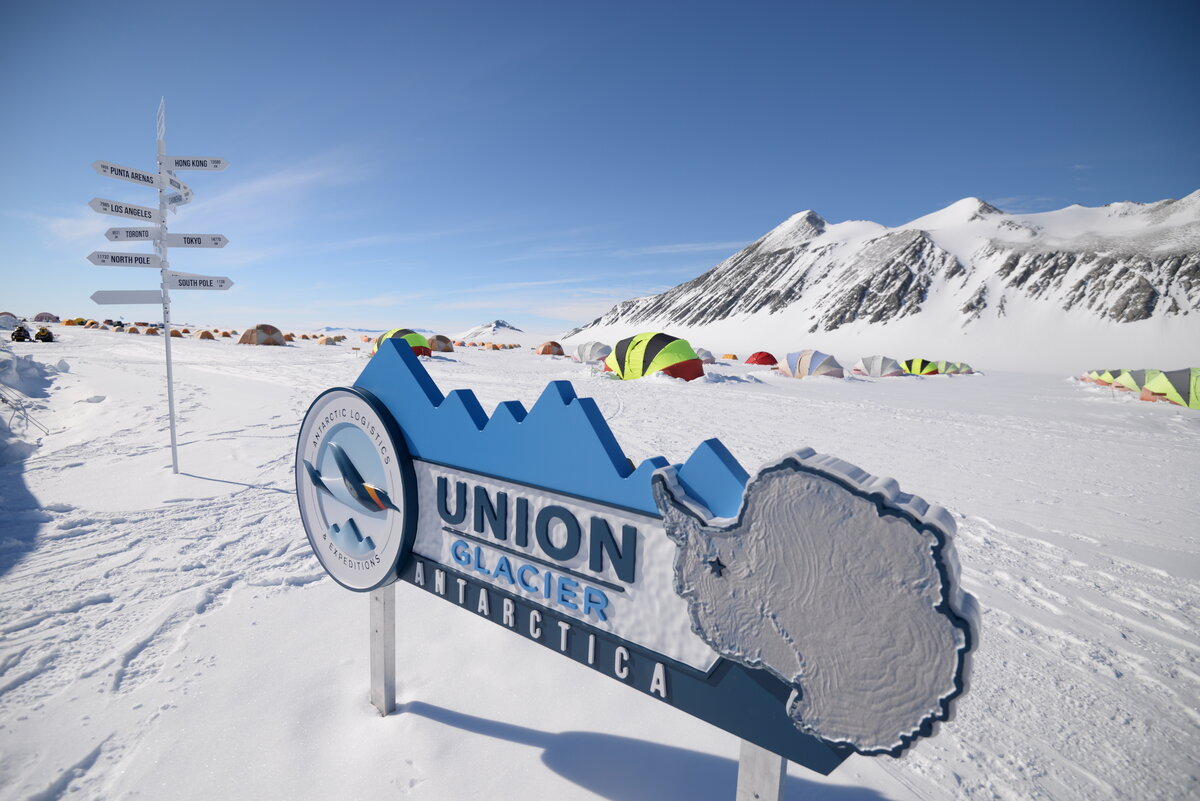 Welcome to ALE's Union Glacier Camp